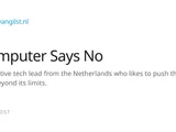 Computer Says No