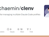 Show HN: Clenv – Manage multiple Claude Code profiles, each Git-versioned
