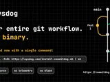 Show HN: Commitdog – Git on steroids CLI (pure Go, ~3MB binary)