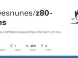 Z80 Sans – a disassembler in a font (2024)