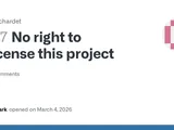 No right to relicense this project