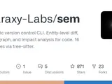 Sem – Semantic version control. Entity-level diffs on top of Git
