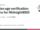 Revise age verification terms for MidnightBSD