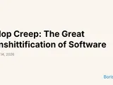 Slop Creep: The Great Enshittification of Software
