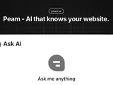 Show HN: Peam – AI that knows your website