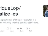 Spanish legislation as a Git repo