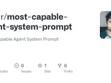 Show HN: A prompt that builds the most capable AI agent system