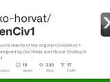 OpenCiv1 – open-source rewrite of Civ1
