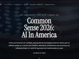 Common Sense 2026: AI In America – the open letter I dictated over 2 months