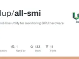 All-smi: Command-line utility for monitoring GPU/TPU/NPU hardwares