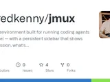 Show HN: jmux – tmux-based development environment for humans and coding agents